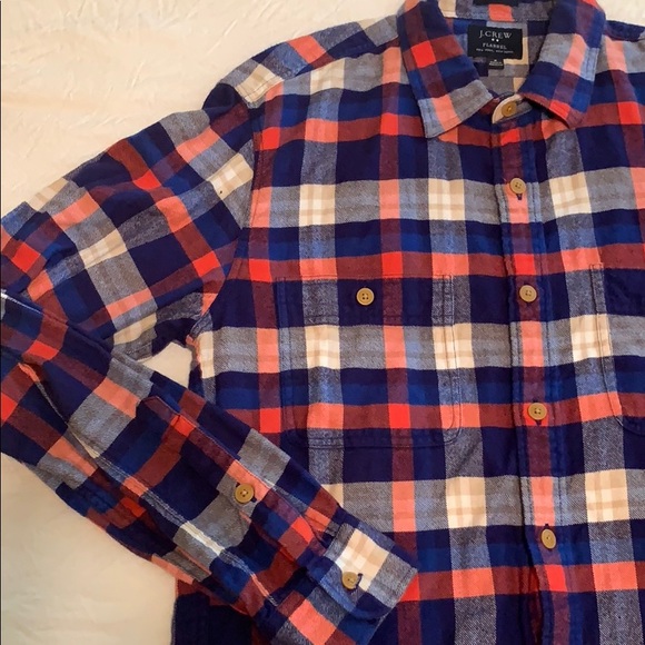 J. Crew Flannel Top - Picture 3 of 3